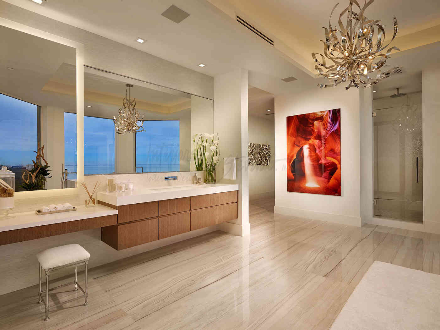 Naples Private Residence Living Room