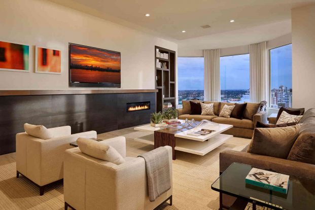 Naples Private Residence Family Room