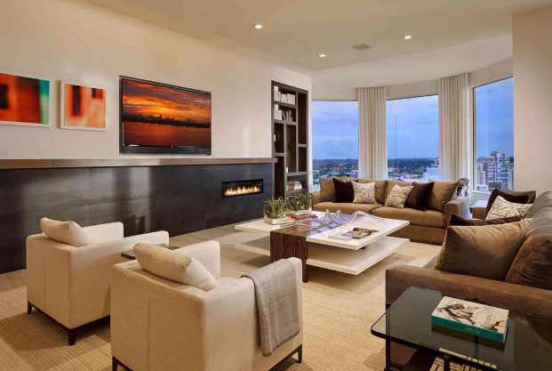 Naples Private Residence Family Room