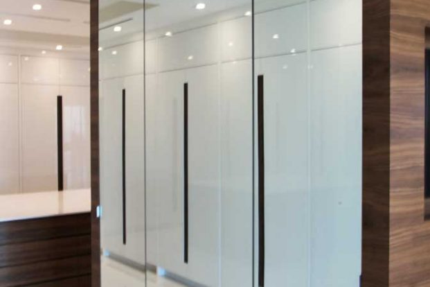 White Wood Closet